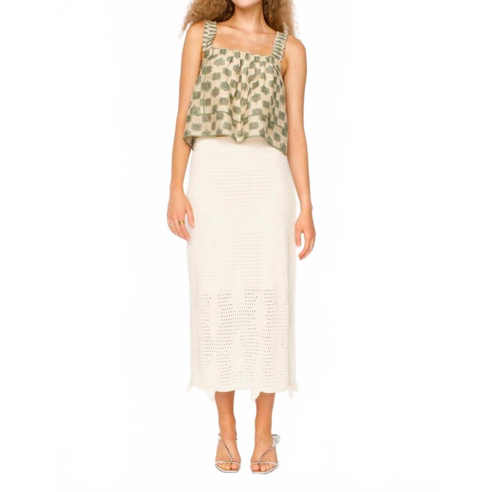 NEW MIRTH monaco tank top in petite stony coeur